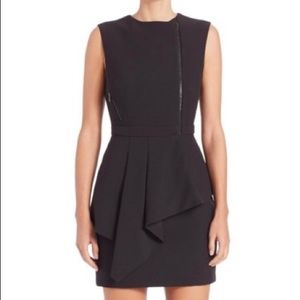 NWT BCBGMAXAZRIA Nikki Black Peplum Dress